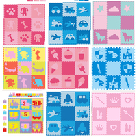 Tapete de Espuma EVA Colorido y Seguro para Bebés, Baldosas de Piso Suaves Encajables, No Tóxicas, Impermeables, Libres de BPA y CPC
