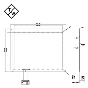Optc15 15 inch không khung cảm ứng điện dung màn hình bộ lớp phủ với giao diện USB OEM 4:<span class=keywords><strong>3</strong></span> tỷ lệ khía cạnh cho photobooth Sản phẩm mới - Product Image 6
