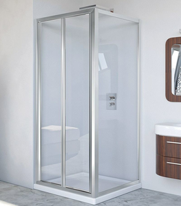 Cabine de <span class=keywords><strong>douche</strong></span> et de bain rectangulaire sans cadre de haute qualité 2026 avec verre incurvé pour usage hôtelier, en verre trempé fermé - Product Image 2