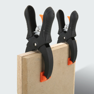 Pinces à main à cliquet de 6/8 pouces pinces à ressort Force d'ouverture de la mâchoire <span class=keywords><strong>pince</strong></span> en nylon en plastique <span class=keywords><strong>bricolage</strong></span> pour la fixation du collage - Product Image 5