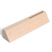 Honfar Base de photo de carte en bois de hêtre de haute qualité Support de menu en bois Support de photo en bois