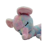 Jouet en peluche doux et mignon personnalisé de 13 pouces, éléphant endormi, vente en gros