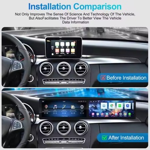 Navihua 12.3" Android Dual Screen Navigation Car <b>Stereo</b> Co-Pilot Passenger Display CarPlay GPS for Benz W205 GLC 2014-2018 - Product Image 6