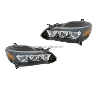 Ensemble de 3 phares LED <span class=keywords><strong>pour</strong></span> Toyota Corolla version américaine 2003-2008, phare avant avec feux de jour DRL - Product Image 4