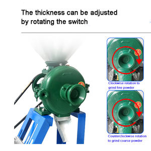 <span class=keywords><strong>Molino</strong></span> de Granos Secos y Húmedos, Mini Molinos de Harina, Máquina Trituradora Eléctrica para Café/Arroz/Frijoles/Maíz/Trigo - Product Image 2