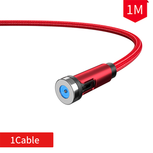 Newest USB <b>Cables</b> 540 Degree Rotating 3 In1 LED Light Mobile Phone Charger LED 3in1 Magnetic Charging <b>Cable</b> - Product Image 3