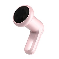 Pink Einstellbare Temperatur Tragbares ABS Wiederauf lad bares Fat Pushing Machine Vibrations massage gerät mit Hitze und Kneten zu Hause