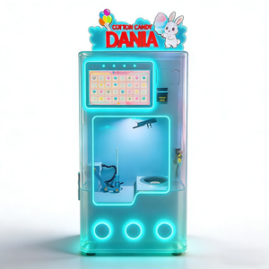Commercial Fully Automatic Smart Cotton <b>Candy</b> Vending <b>Machine</b> Professional <b>Candy</b> Floss <b>Machine</b> Manufacturer - Product Image 1