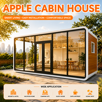 Rumah Kontainer Portabel yang Kuat dan Dapat Diperluas, Tren Terbaru dari Apple Mobile House, untuk Kabin Istirahat Pekerja, Gaya Modern, Warna Dapat Disesuaikan