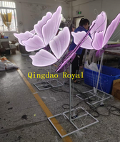 Décoration de mariage en gros d'usine lumières papillon mobiles lampe papillon LED pour la décoration de fête