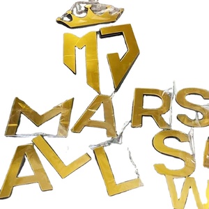 5cm/10cm/15cm/20cm 26 English Letters Diy 3d Mirror Acrylic <b>Wall</b> Decals Modern Home Decor <b>Wall</b> Art Mural <b>Sticker</b> - Product Image 5