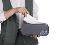 Sac de rangement pour câbles, sac de voyage portable en Oxford, sac de rangement pour accessoires électroniques, étui de rangement pour câbles