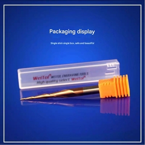Customizable Odm/oem <strong>Copper</strong>-gold Coated Flute Carbide Tapered Ball Nose <strong>End</strong> <strong>Mill</strong> <strong>for</strong> Metal Wood Engraving Cutting Milling - Product Image 4