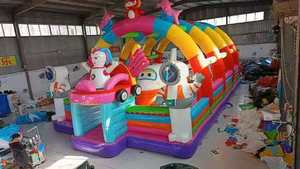Bassin à Bébés Gonflable Géant Personnalisé en Caoutchouc Coloré, Équipement d'Amusement Commercial Multi-Toboggans, Marque <span class=keywords><strong>YFN</strong></span>, Garantie 1 An - Product Image 5