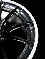 Jantes forgées monobloc 10 branches concaves profondes, finition noir brillant poli, en alliage 6061-T6, 18-22 pouces, entraxes 5x120 et 5x114.3, pour BMW, Audi, Tesla