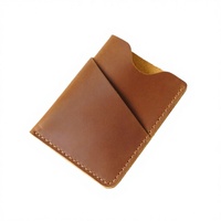 Produsen Amerika Serikat Grosir Dompet Pendek Pria Multi-Kartu Model Sederhana Lipat Bahan Kulit Asli