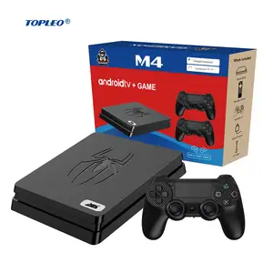 Topleo视频游戏无线控制台高清4k电视手持复古卡定制带盒视频控制台游戏盒保护器