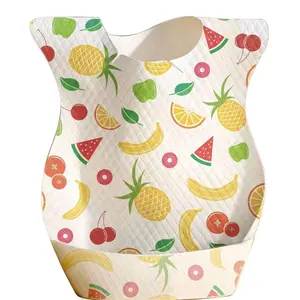 Hot Sale waterproof Bibs Protect Baby Clothes Disposable Baby Bib For Baby Eat Food Use