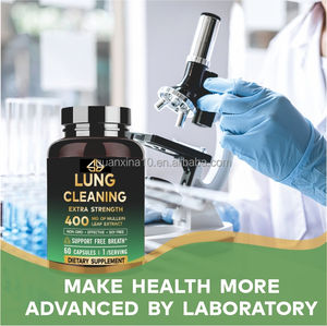 Complément Herbal pour Adultes pour la Purification Pulmonaire et la Respiration Saine, à base de Molène, Quercétine, Feuille d'Olivier, Curcuma et NAC, 60 Capsules - Product Image 5