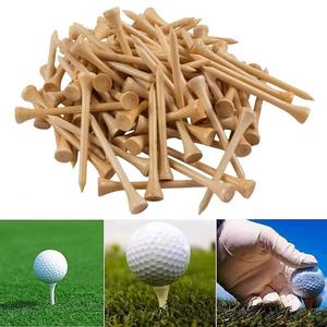 Fabricante al por mayor Bulk Bamboo <span class=keywords><strong>Golf</strong></span> Tees Logotipo personalizado Color natural <span class=keywords><strong>Golf</strong></span> Camiseta de madera con tiras de impresión - Product Image 6