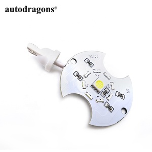 Autodragons # 44 LED POP BUMPER 13 LED DISC GREEN Lumières LED pour machine de flipper - Product Image 4