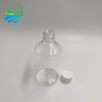 Bouteille en plastique PET transparente de 500 ml pour médicaments liquides, sirop contre la toux, flacon de 16 oz avec bouchon sécurité enfant