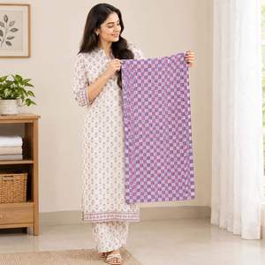 Serviette de bain en coton marron de qualité supérieure, motif à carreaux, douce, légère, très absorbante, séchage rapide, pour hommes et femmes, 156 x 76 cm - Product Image 1