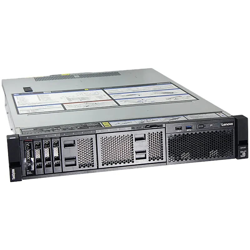 מתלה שרת ThinkSystem SR590 (2U) אינטל שיון כסף 4210 2.2 GHz 16 GB DDR4-SDRAM 750 W SR590 בשימוש