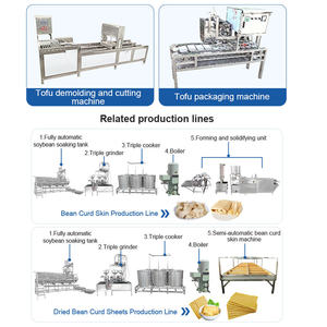 OCEAN Machine à fabriquer du tofu soyeux entièrement automatique Ligne de production de tofu industriel Tofu de soja Prix de la machine - Product Image 3
