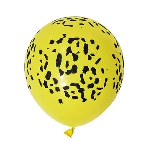 Tongxu горячая Распродажа 12-дюймовый Печатный собачья лапа корова леопардовый узор украшение для вечеринки воздушный шар дикий одно животное латексный шар