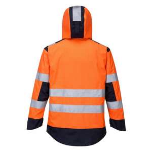 PORTWEST - MV70ONRS Modaflame naranja/azul marino lluvia multi norma chaqueta de arco-EAN 5036108330461 ROPA DE TRABAJO RESISTENTE A LLAMAS - Product Image 2