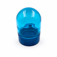 Pot en verre UV personnalisé de 100 ml, de qualité supérieure, avec couvercle de couleur personnalisé, pour l'emballage de bonbons, de sucettes et de gommes.