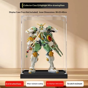 Vitrine en acrylique Lloyds Titan Mech avec panneaux de 2 mm/3 mm, style mignon de dessin animé, compatible avec les figurines 71860, transparente et anti-poussière - Product Image 2