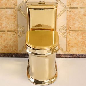 โถสุขภัณฑ์แบบไซฟอนดีไซน์ทันสมัยสีชมพูลายเส้นสไตล์จีนเซรามิกแบบชิ้นเดียว - Product Image 2