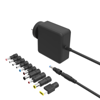 Cargadores para Portátiles THEONE Oem/Odm de 100W, Cargador para Portátiles Negro y Blanco con Enchufe para Reino Unido/EE. UU./Australia/UE, Cable de Carga para Portátiles, Solución GaN para Oficina