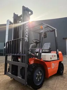 Terbaru Diskon Besar Deli 3ton Truk Penggerak Empat Roda Forklift Medan Kasar 3wd dengan Kualitas Tinggi