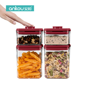 <span class=keywords><strong>2025</strong></span> thiết kế mới ngũ cốc hộp lưu trữ & Thùng BPA free phong cách khác nhau nhựa Jar thân thiện với môi ngũ cốc lưu trữ nhà bếp tổ chức - Product Image 1