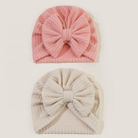 Gorro de Algodón con Lazo WD-A483 para Bebé, Primavera Verano, Gorro Indio, Recién Nacido, para Viajes al Aire Libre, Casual, Venta al por Mayor