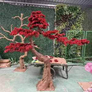 Cây thông nhân tạo chào đón khách, vẻ đẹp cây thông đỏ, phong cách Trung Hoa mới, cây cảnh <span class=keywords><strong>bonsai</strong></span> thông, trang trí cảnh quan cây giả. - Product Image 4