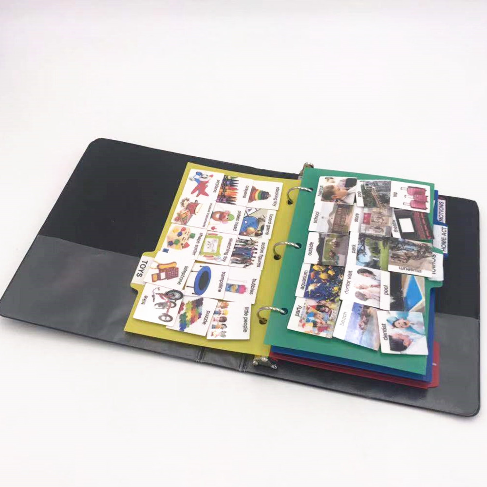 Книжка-раскраска с языком аутизма ручной работы