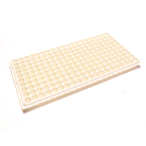 Plateau à semis en plastique PET blanc de 200 cellules, plateau pour plantes, plateau pour légumes - Product Image 2
