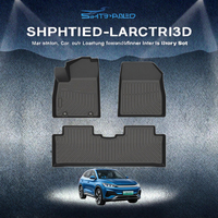 Tapis de sol de voiture 3D sur mesure toutes saisons en TPE de luxe (3 pièces) pour BYD Yuan Plus 2022-2024 – Tapis de sol pour voiture électrique