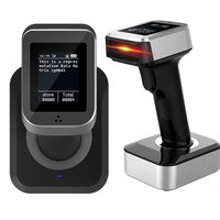 Lecteur de codes-barres portable Symcode MJ-1902 QR 2D avec source lumineuse et interface Bluetooth pour la numérisation de documents en stock