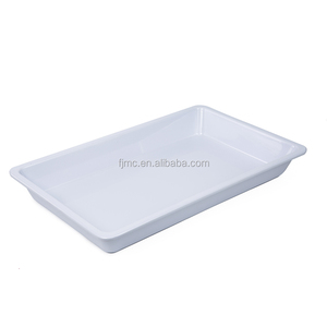 Élégant <span class=keywords><strong>grand</strong></span> <span class=keywords><strong>plateau</strong></span> de service en <span class=keywords><strong>mélamine</strong></span> blanche divisée à 6 compartiments pour restaurant à domicile et hôpital Option économique - Product Image 4