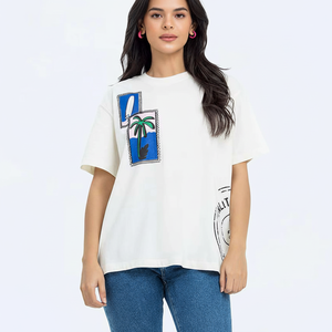 Nouveau t-shirt graphique unisexe de haute qualité à la mode coupe décontractée avec design artistique 100% coton pour la mode américaine et quotidienne - Product Image 1