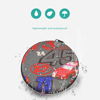 Organisateur de mallette de rangement de CD en EVA à motif de dessin animé personnalisé étanche aux chocs et durable housse de CD