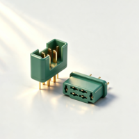 Connecteur MPX plaqué or 6 broches mâle-femelle, multiplexeur 6 broches, pièces de connexion de câble de signal pour modèles RC, avions, drones, bateaux