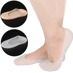 Plantilla de silicona hidratante para pies, Protector de tacones, antigrietas, para Spa, plantillas de Gel para zapatos, cuidado de los pies, calcetines de pedicura