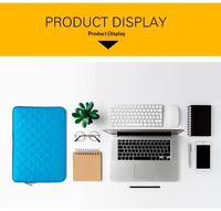 Housse d'ordinateur portable fine antichoc avec fermeture éclair - Étui de protection en PU pour MacBook et tablette, usage professionnel