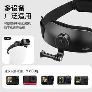 Soporte para Cabeza Ulanzi CM027 para Cámara de Perspectiva en Primera Persona, Cámara Deportiva Action5/4, Pocket3, Accesorio para Vlog Móvil, Compatible con <span class=keywords><strong>GoPro</strong></span> - Product Image 5